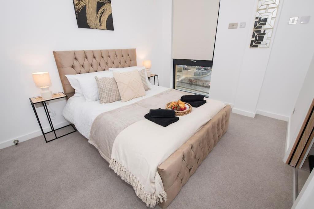 Deluxe 2 Bed York Flat With Gym Sleeps 6 Apartman Kültér fotó