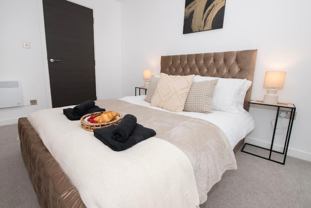 Deluxe 2 Bed York Flat With Gym Sleeps 6 Apartman Kültér fotó